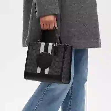 COACH Dempsey 22 Logo Tote