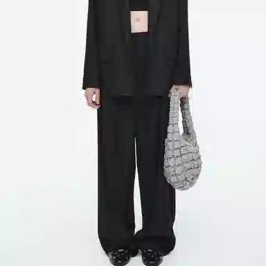 COS Quilted Mini Tote Bag Grey