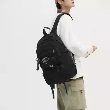 醇龙 潮牌电脑初中高中学生旅行 尼龙 双肩包 常规 男女同款情侣款 多色