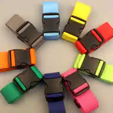 如意士 行李箱绑带一字行李带无密码打包捆绑加固 尼龙 多色