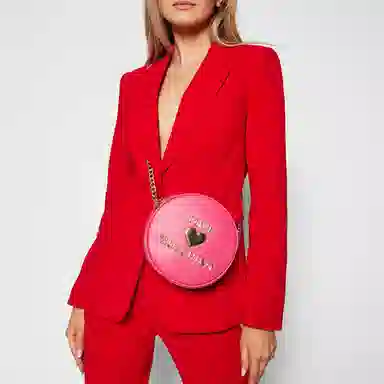 Love Moschino Heart Logo Chain Bag Pink