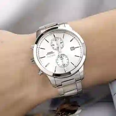 Seiko Chronograph 42.5mm White Dial