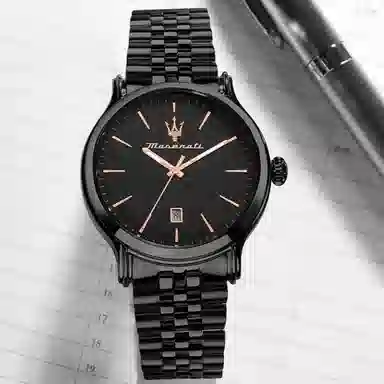 Maserati Vintage Series 42mm Black Dial