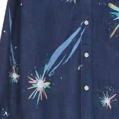 LOEWE x Howl's Moving Castle SS23 Denim Shirt Navy