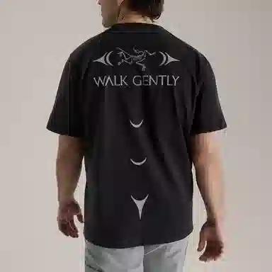 Arcteryx walk gently SS25 COTTON SALMON SKIN logoT