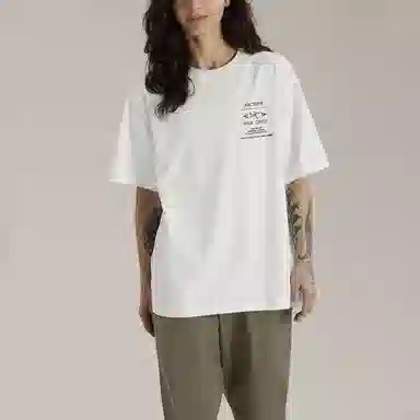 Arcteryx walk gently SS25 COTTON SALMON SKIN logoT