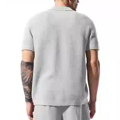 alo yoga Sports Club Sweater Knit Polo