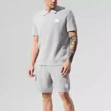 alo yoga Sports Club Sweater Knit Polo