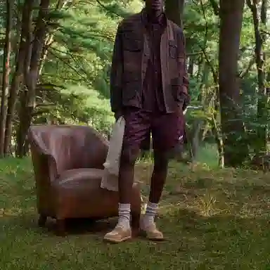 KITH Collins Dark Red Shorts