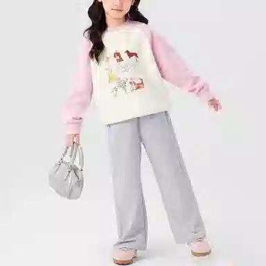 中小童 左西针织运动裤 洋气舒适柔软