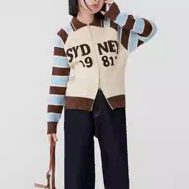 左西毛衣 翻领针织柔软厚款 儿童款