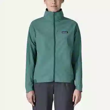 Patagonia Logo Print Zip Jacket