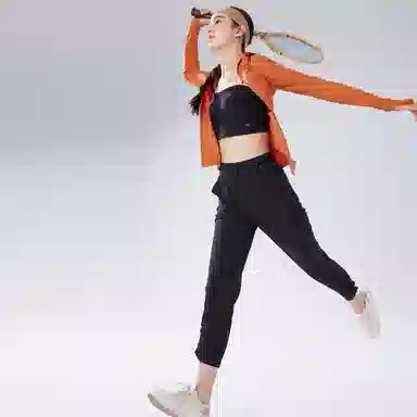 蕉下 纯色高弹中腰休闲裤 女款