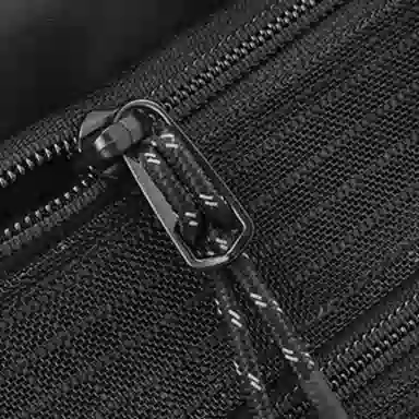 森马 时尚印花运动骑行 织物 腰包 男女同款情侣款 浅卡其/黑色