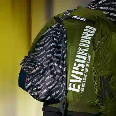 EVISU EVISUKURO Black Backpack