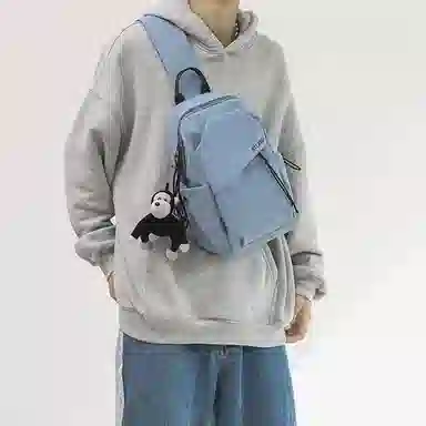 恒源祥 休闲日系百搭 尼龙 胸包 男女同款情侣款 多色