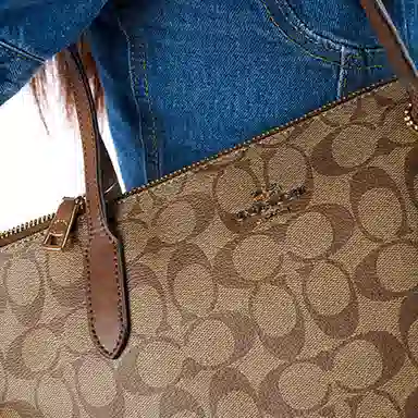 COACH Zip Top Tote 30 Tote