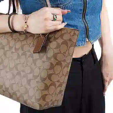 COACH Zip Top Tote 30 Tote