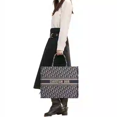 Dior Book Tote Denim Blue