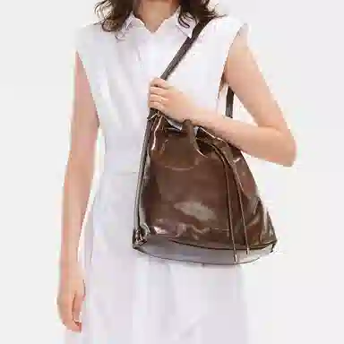 Charles & Keith Noir/Cream/Dark Brown