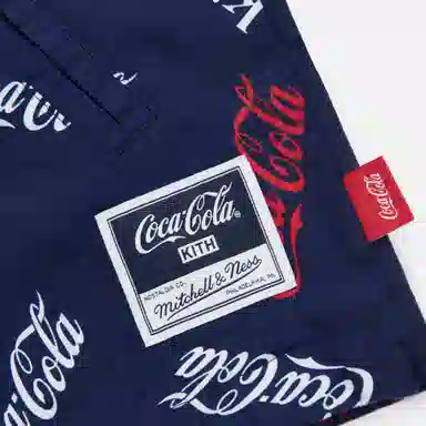 KITH x Coca Cola Navy Long Sleeve Shirt