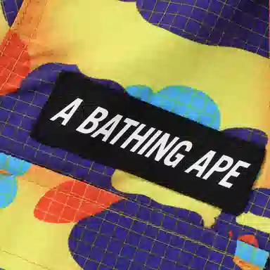 Bape FW22 Grid Camo Military Shirt