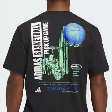adidas BASKETBALL SS25 Pick-up Game Graphic LogoT