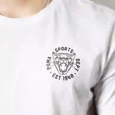 Puma Graphic Vintage Cat Tee T