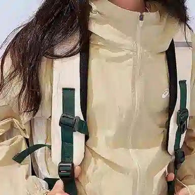 Asics Performance Jacket Hooded Sun Protection Beige Youth