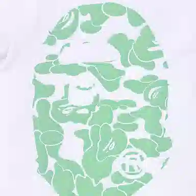 BAPE Kids Color Block Ape Head T-Shirt