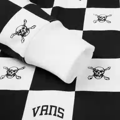 Vans Skull Checkerboard Hoodie Black