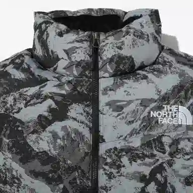 The North Face Logo Print Zip Jacket