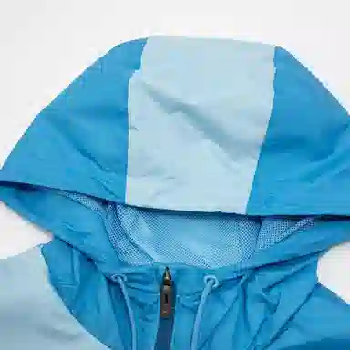 PUMA MCFC Prematch Woven Jacket Blue Silver