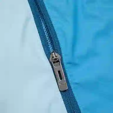 PUMA MCFC Prematch Woven Jacket Blue Silver