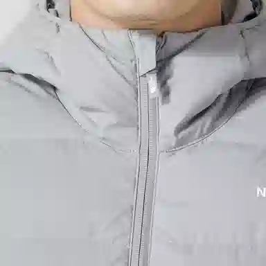The North Face Down Hoodie Jacket Gray