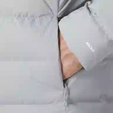 The North Face Down Hoodie Jacket Gray