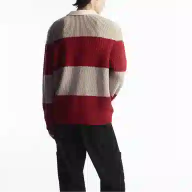 COS Knit Polo Long Sleeve