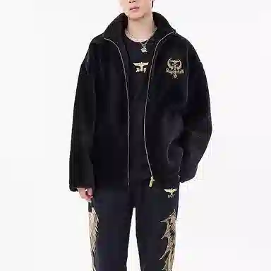 Boy London Black Gold Logo Embroidered Jacket
