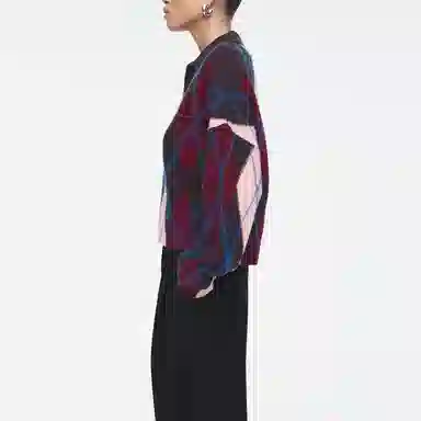 COS Quilted Collar Knit Sweater