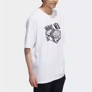 adidas neo Printed Breathable Tee White