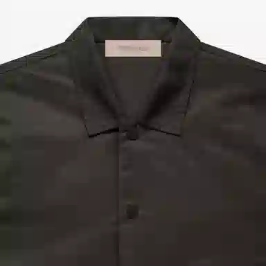 Fear of God Essentials FW22 Kids Coaches Jacket Off Black