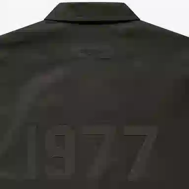 Fear of God Essentials FW22 Kids Coaches Jacket Off Black