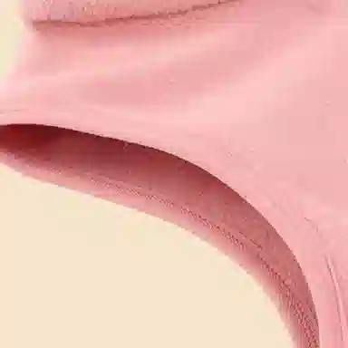 大童 红豆 纯色柔软亲肤舒适马甲 玉粉