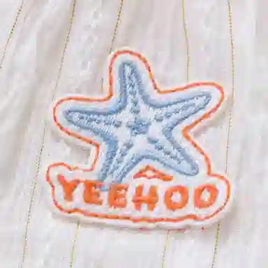 英氏 轻薄透气舒适儿童短裤 儿童款 金线素白