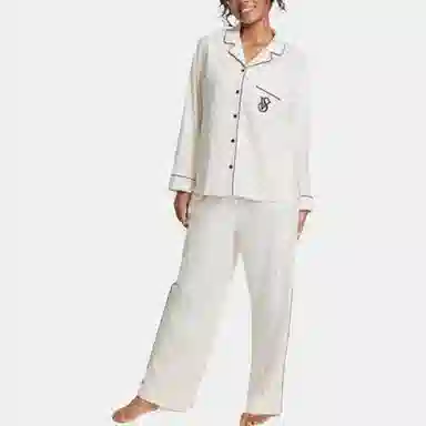 Victoria's Secret The Mix Pajama Set Coconut White