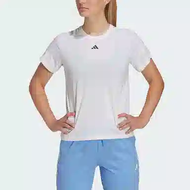 adidas AEROREADY ESSENTIALS CREWNECK TEE logo T