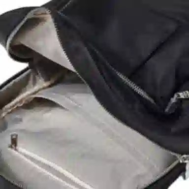 红蜻蜓 大容量休闲时尚 织物 双肩包 大号 男女同款情侣款 黑色