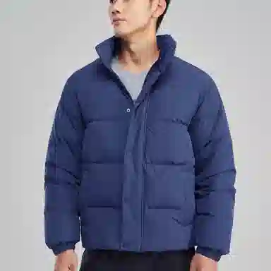 Skechers Sport Life Down Jacket Mid Century Blue