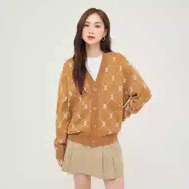 MLB Monogram Dia Boston Red Sox Sweater