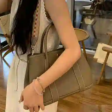 兰宝梵 爱马仕花园包改造 杜邦纸 收纳杂物内胆 女款 白色